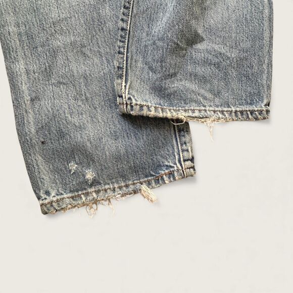 Vintage Men's Levi’s 501 Jeans 32x32 Light Wash 80s-90s Distressed Denim WPL-423 - Picture 10 of 10